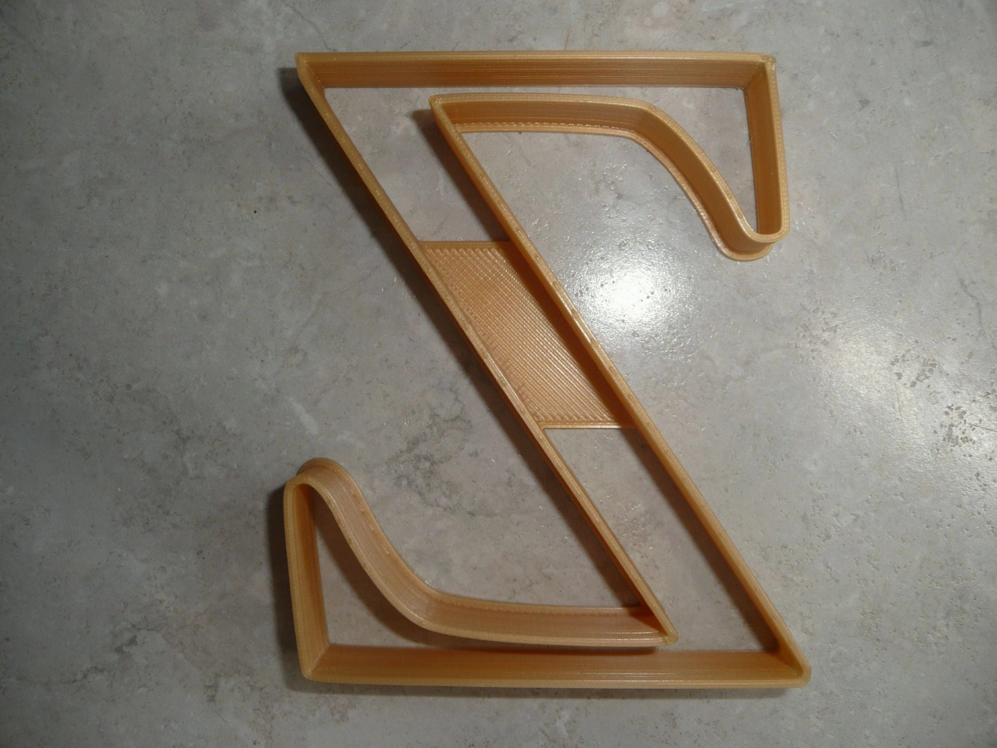 6x Zeta Greek Letter Fondant Cutter Cupcake Topper 1.75 IN USA FD4328