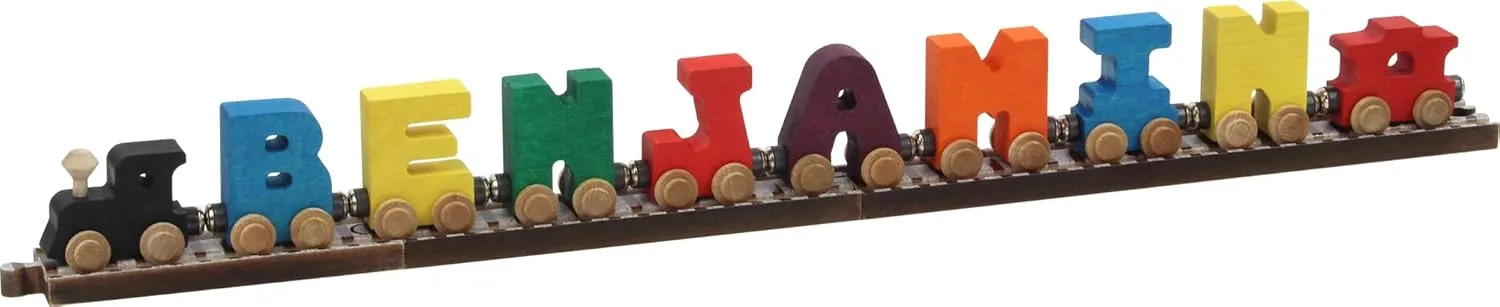 8 Letter NameTrains and Track to Fit - Made in USA