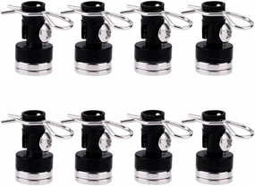 8pcs/Pack Magnetic RC Car Shell Column Invisible Body Post Mount Black