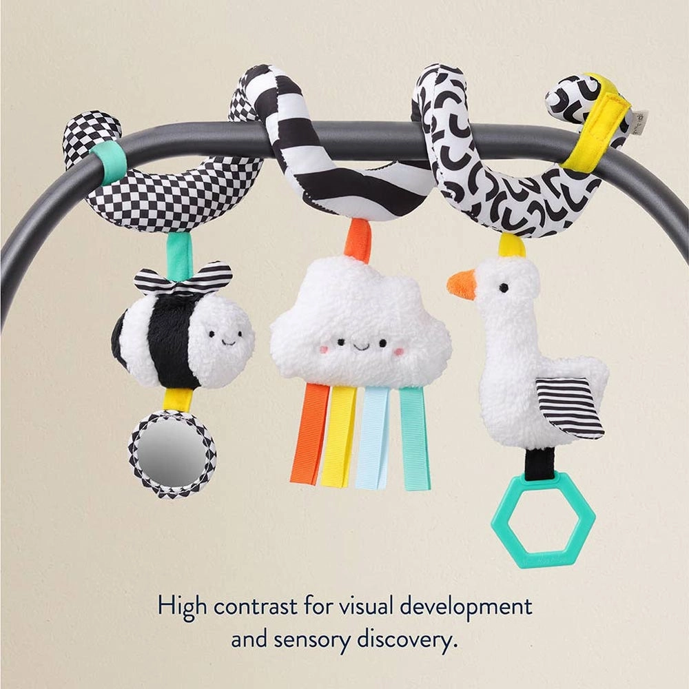 *Itzy Ritzy Bitzy Bespoke Car Seat Spiral Activity Toy - High Contrast