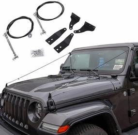 Adjustable Limb Riser Kit for 2018-2024 Jeep Wrangler JL JLU Gladiator JT Through the Jungle Protector Obstacle Eliminate Rope (1pair)