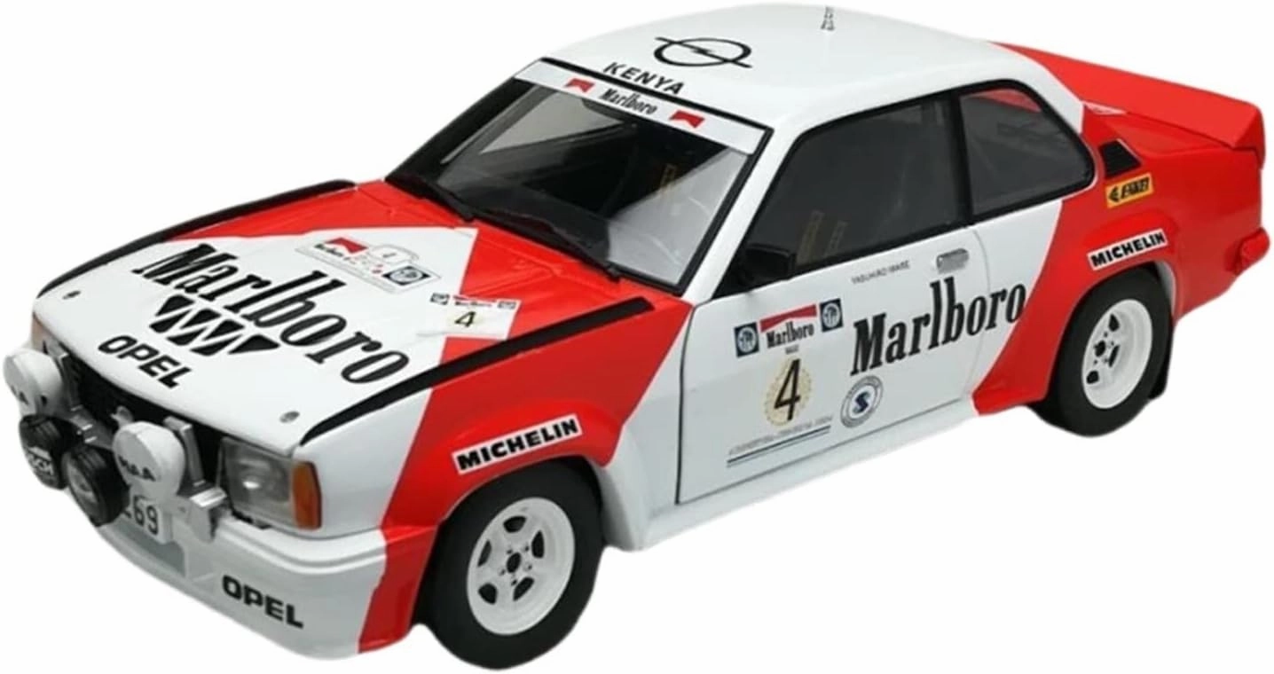 Alloy Resin Car Vehicle Model Fit for Opel Ascona 400 1 18 Alloy Pulling Force Racing Car Model Decoration Collection Toys Gifts Festive Deluxe Gift