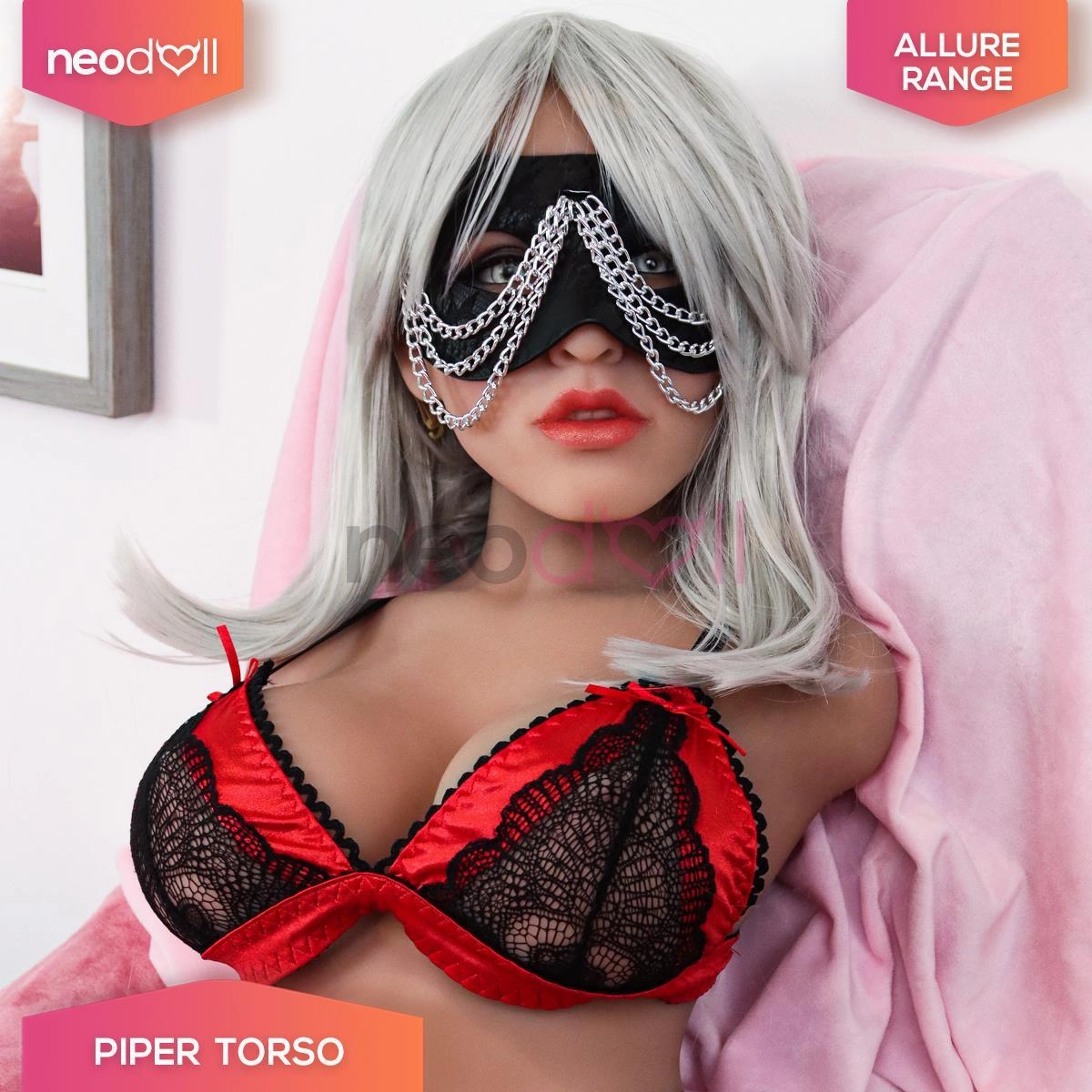 Allure Sex Doll Torso - Piper Head & Torso - Tan