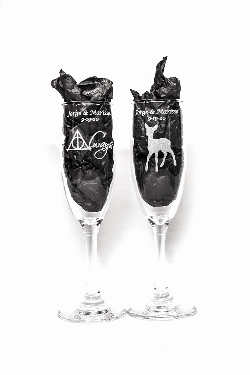 Always/Doe Champagne Glass Set