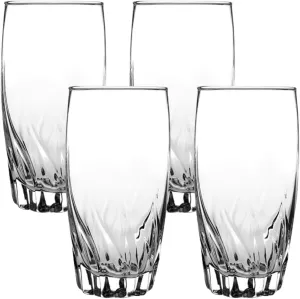Anchor Hocking Central Park Drinking Glasses (4-Pieces, 16-ounce, dishwasher safe)