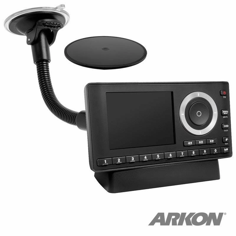 Arkon SR142 Windshield Suction Car Mount with 8.5" Gooseneck for XM and Sirius Satellite Radio (sku 56049)