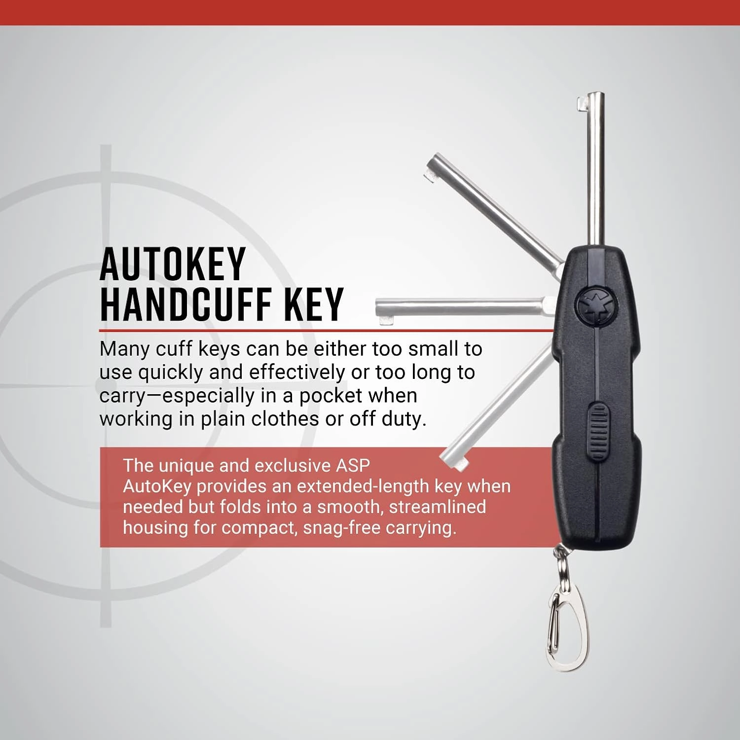 ASP Handcuff Keys for Police Restraints and Security Professionals