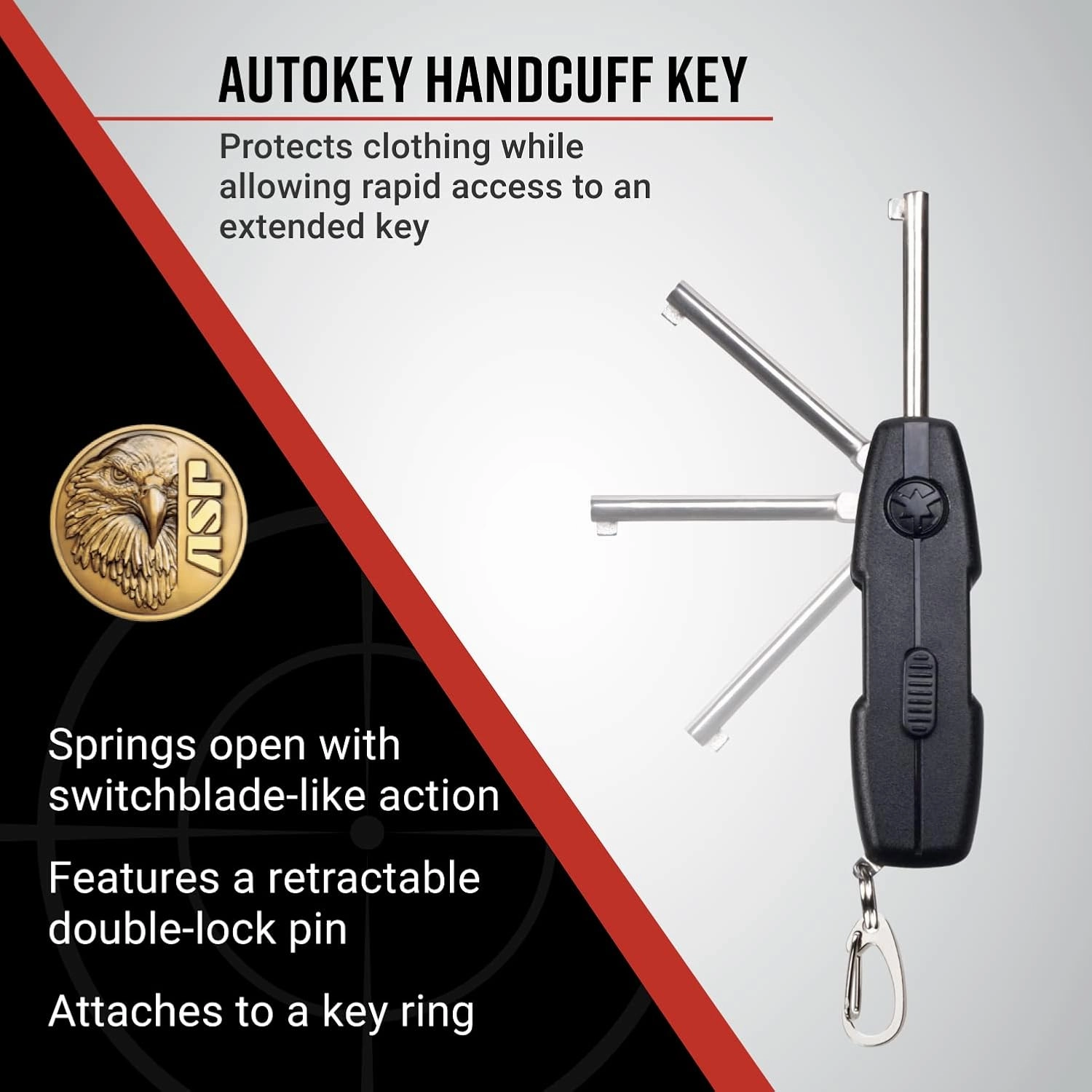 ASP Handcuff Keys for Police Restraints and Security Professionals