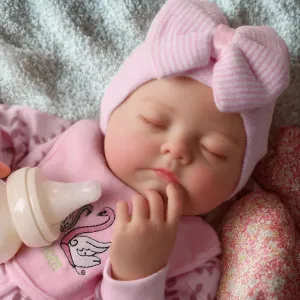 BABESIDE Lifelike Reborn Baby Dolls - 20-Inch Poseable Sleeping Realistic-Newborn Baby Doll Girl, Adorable Real Life Baby Dolls with Toy Accessories Gift Set for Kids Ages 3 and Up