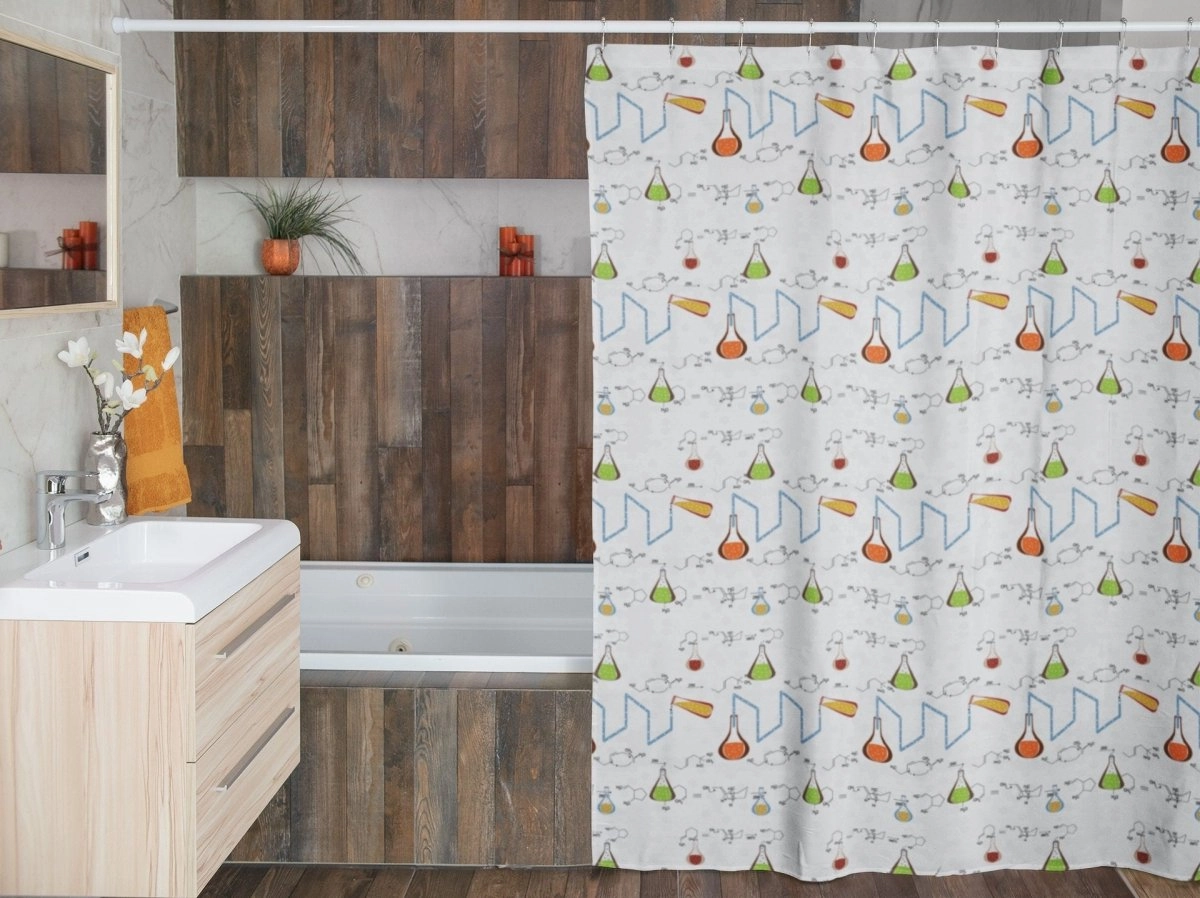 Beakers & Formulas Shower Curtain