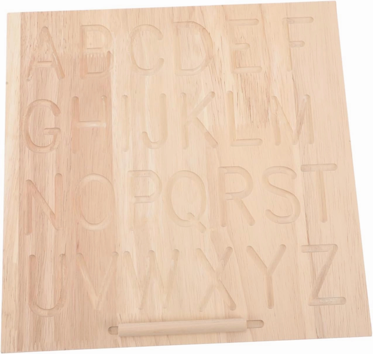 BESPORTBLE 1 Set Wooden Alphabet Tracing Board Double Sided Writing Tool with Pen for Preschool Learning and Homeschooling Material for Fun Letter Practice