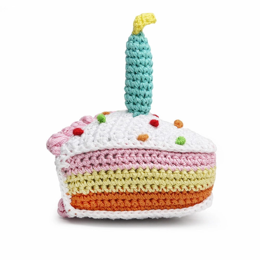Birthday Cake Crochet Toy