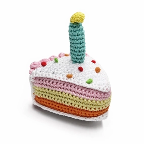 Birthday Cake Crochet Toy