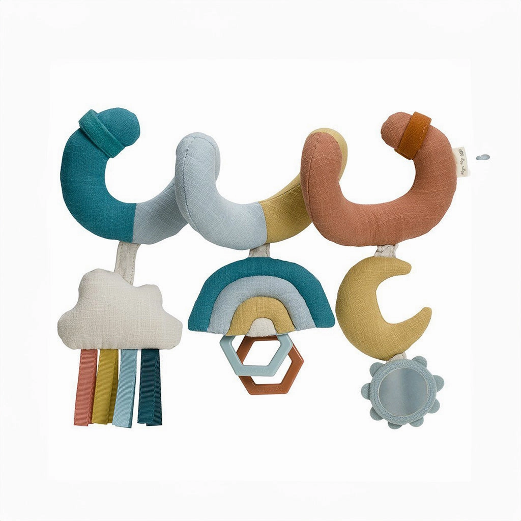 Bitzy Bespoke™ Itzy Bitzy Spiral Car Seat Activity Toy - Rainbow