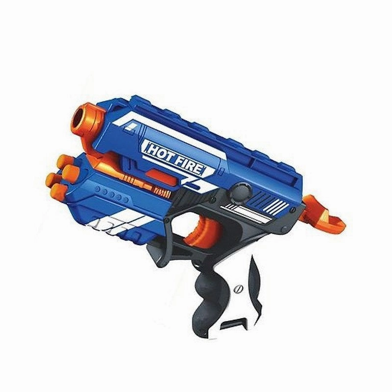 Blaze Storm Soft Bullet Launcher Toy with 10 Safe Soft Foam Bullets- Multicolor
