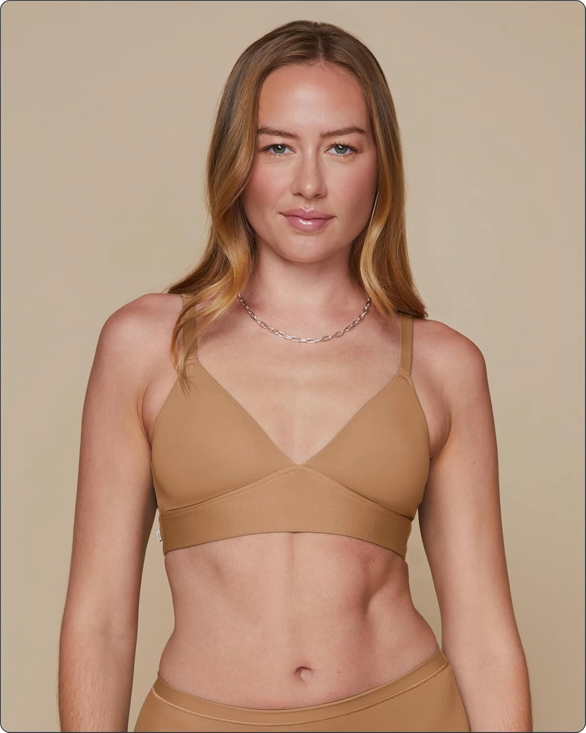 Bliss Triangle Bralette - Ultra-Soft & Lightweight, Deep V Bralette for Women