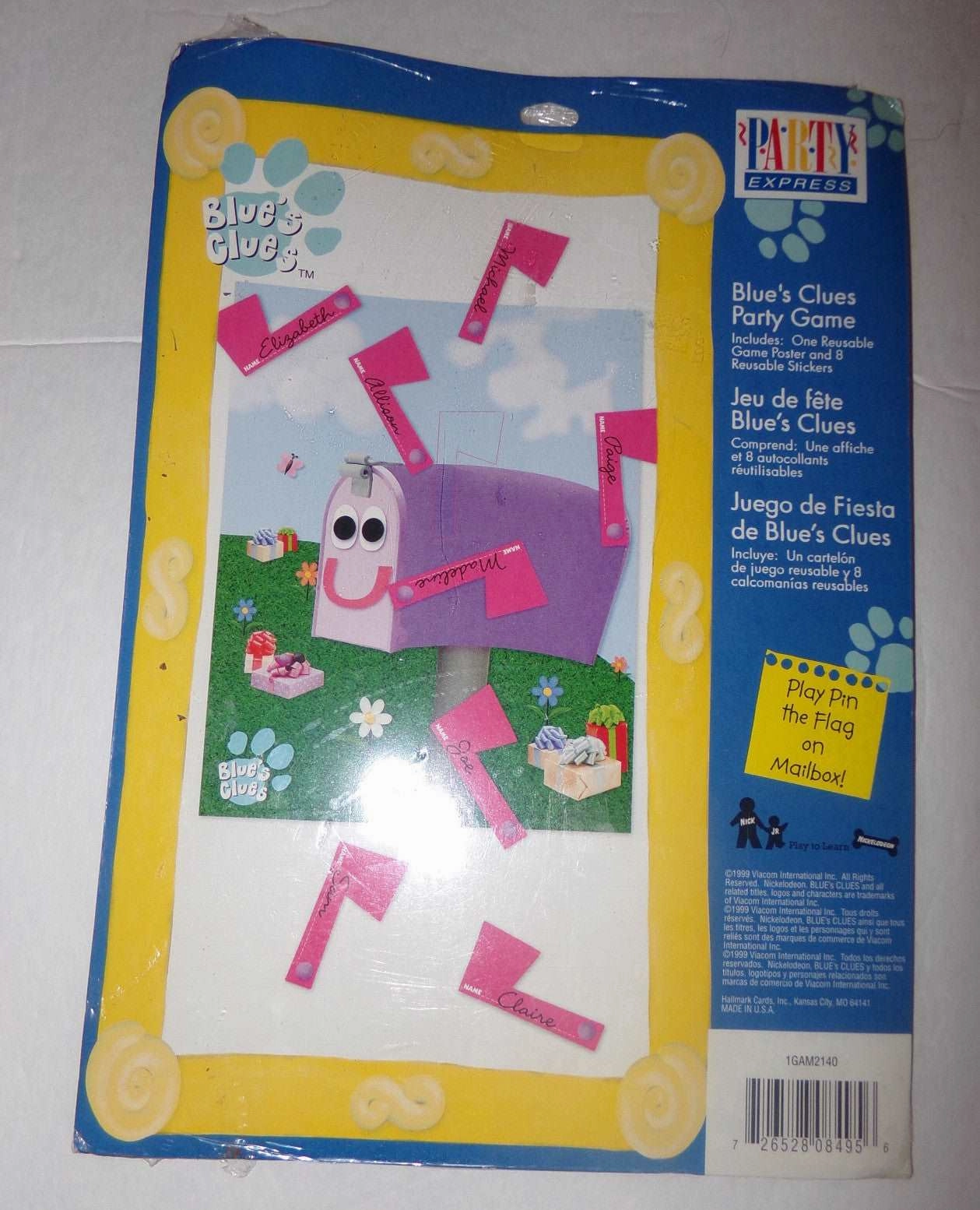 Blue Clues Party Game