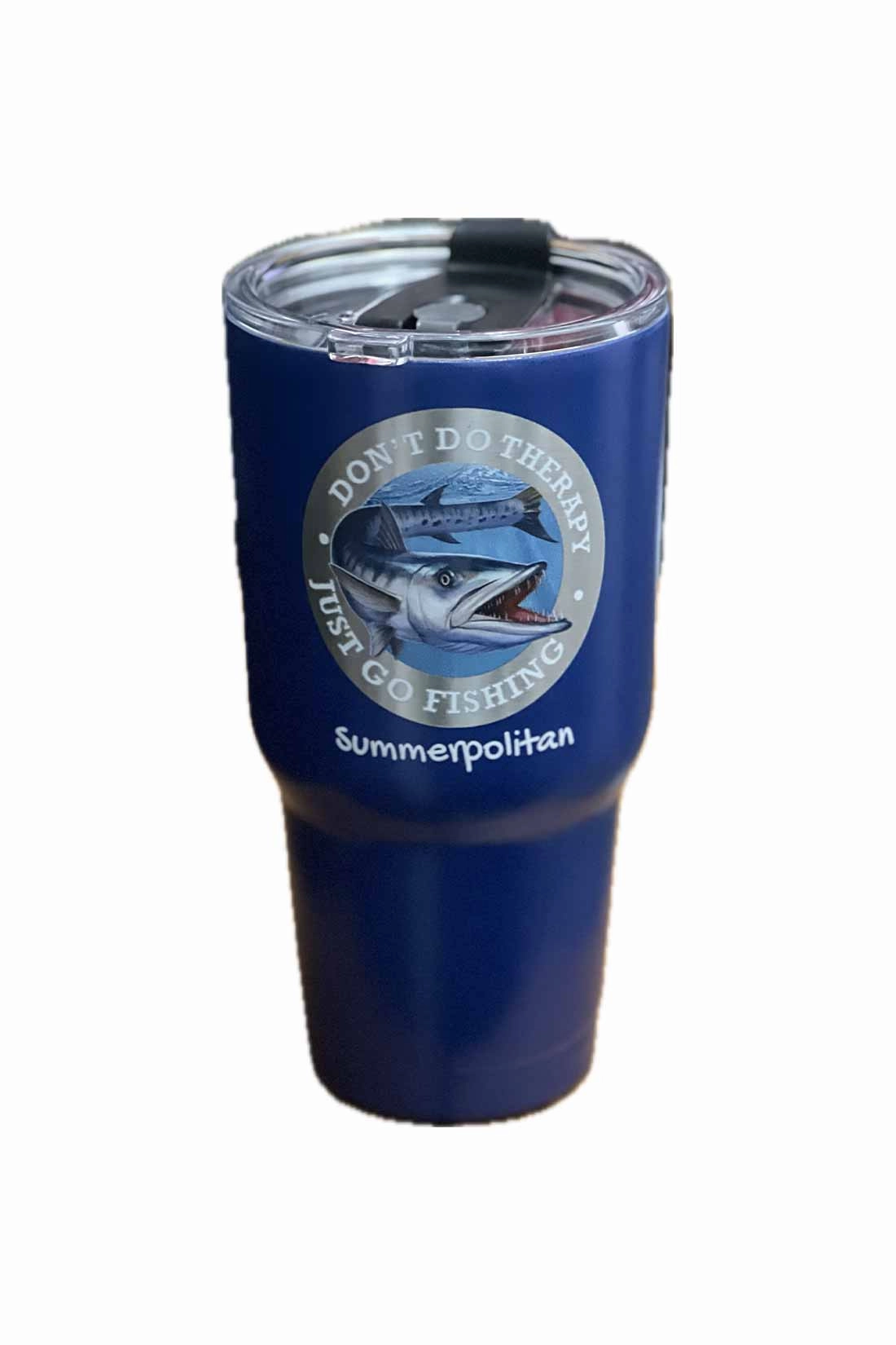 Blue Fishing 30oz Tumbler