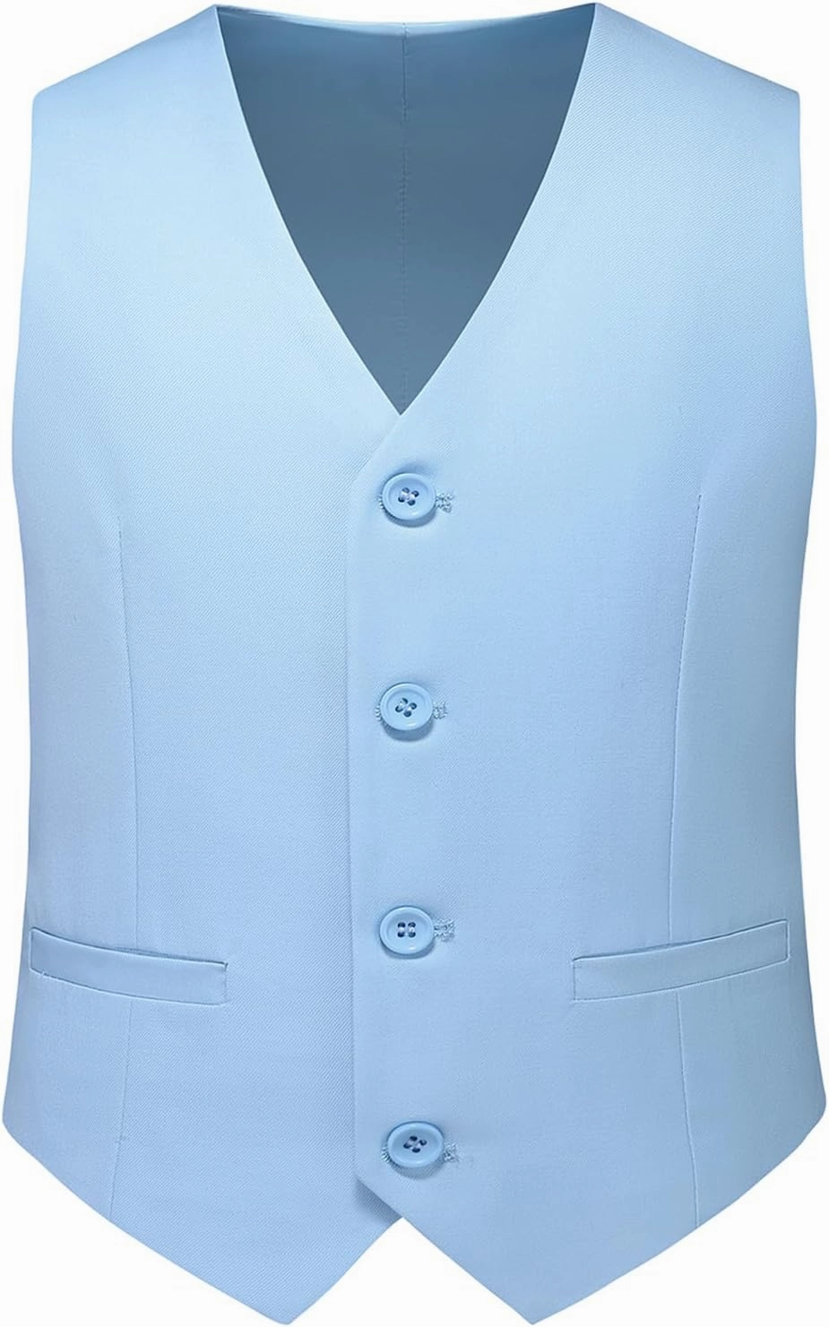 Boys Suits Solid Slim Fit Tuxedo 3 Piece Set with Blazer Jacket Dressing Pants Vest for Kids Wedding Prom Ring Bearer Outfit