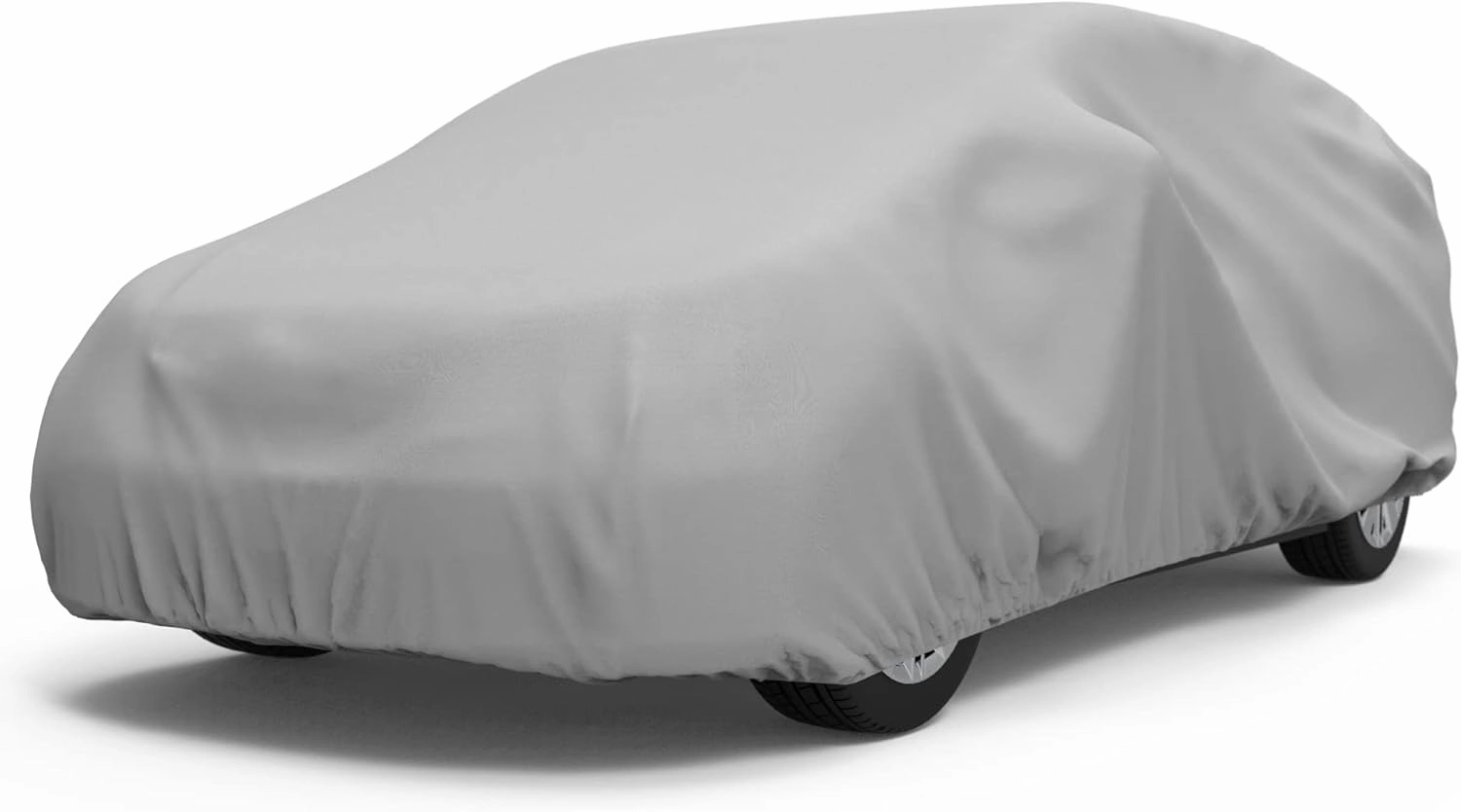 Budge - VD-1 Duro 3 Layer Mini Van Cover, Water Resistant, Scratchproof, Dustproof Cover, Fits Vans up to 18', Gray