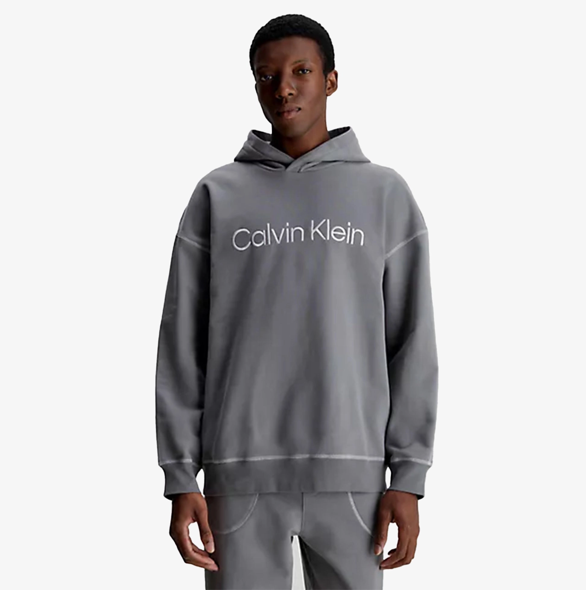 Calvin Klein FUTURE SHIFT  Mens Hoodie Grey