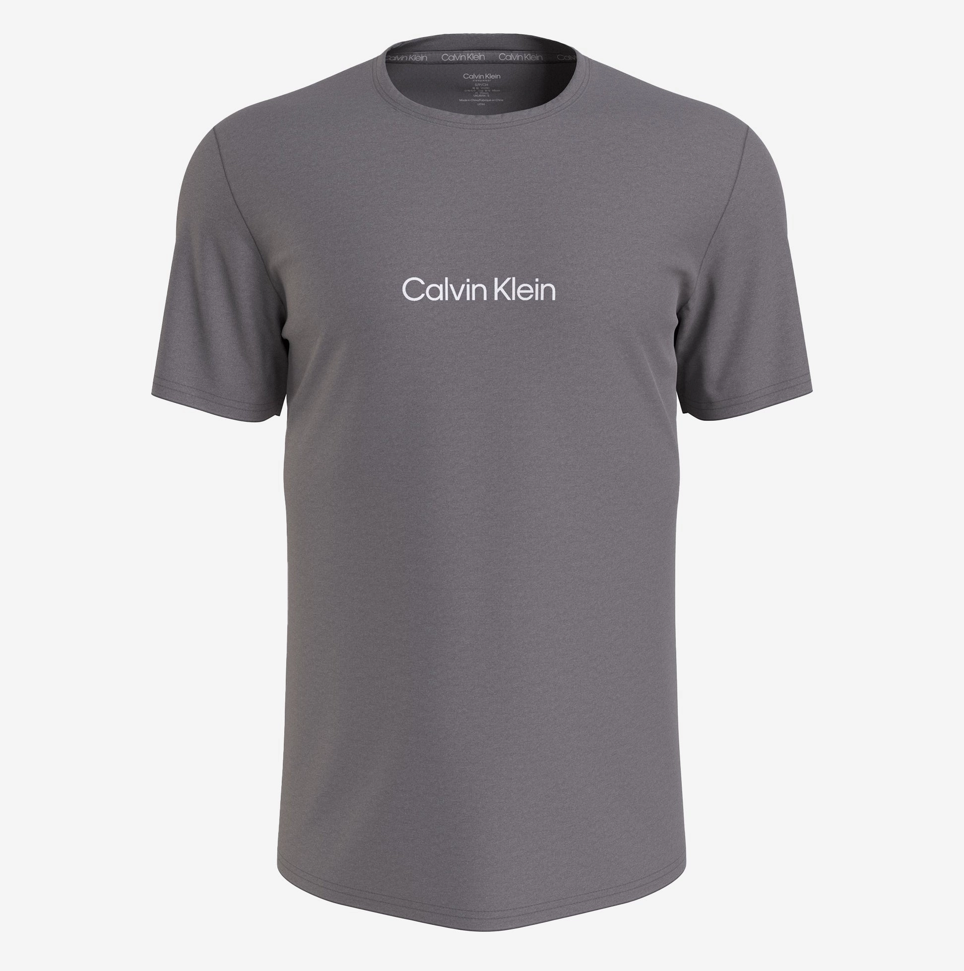 Calvin Klein MODERN STRUCTURE Mens Crew Neck T-Shirt Grey
