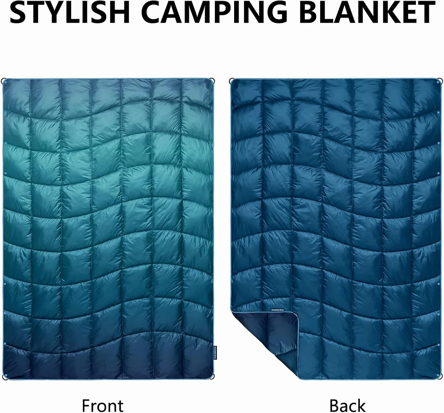 Camping Blanket,MINI Puffy Blanket Down Alternative Blanket Lightweight Windproof Water Resistant for Outdoors,Hiking, Backpacking,Beach,Car,Picnic,Stadium