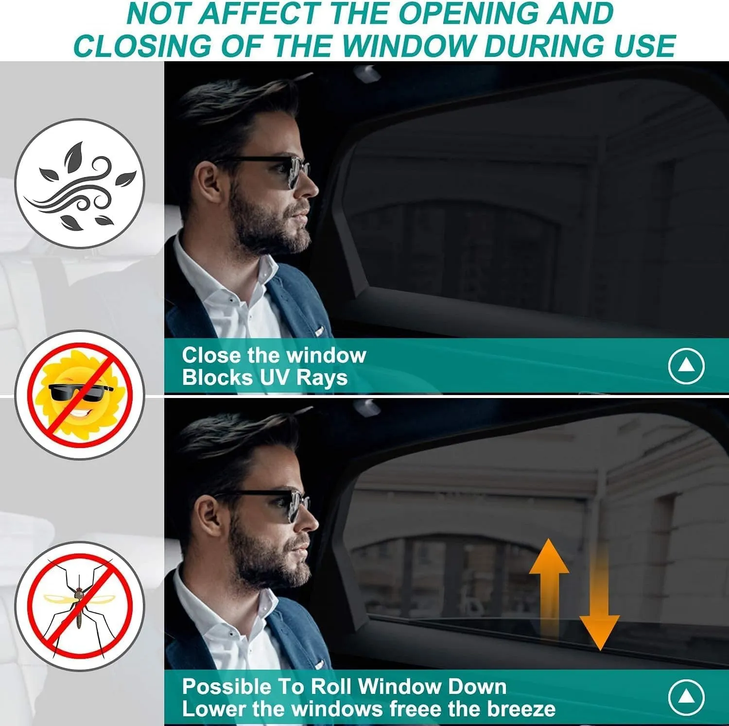 Car Side Window Sunshades for Mazda BIANTE, Sun Protection Car Sun Shade Set Removable Sunshade Window Screens Car Accessories,D Set of Two3