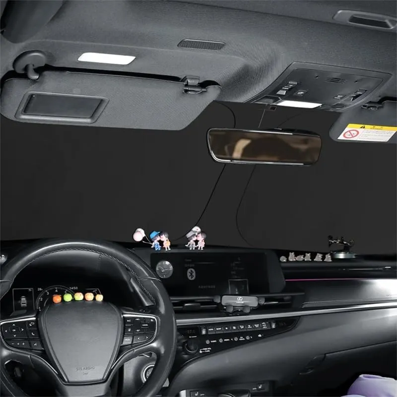 Car Windshield Sunshade for Mitsubishi ASX 2019-2023, Block UV Rays Sun Visor Protector, Front Window Sunshades, Windscreen Sunshade,A 140CM