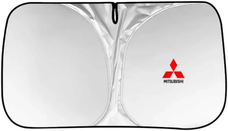 Car Windshield Sunshade for Mitsubishi Pajero 2015-2018, Block UV Rays Sun Visor Protector, Front Window Sunshades, Windscreen Sunshade,B 145CM