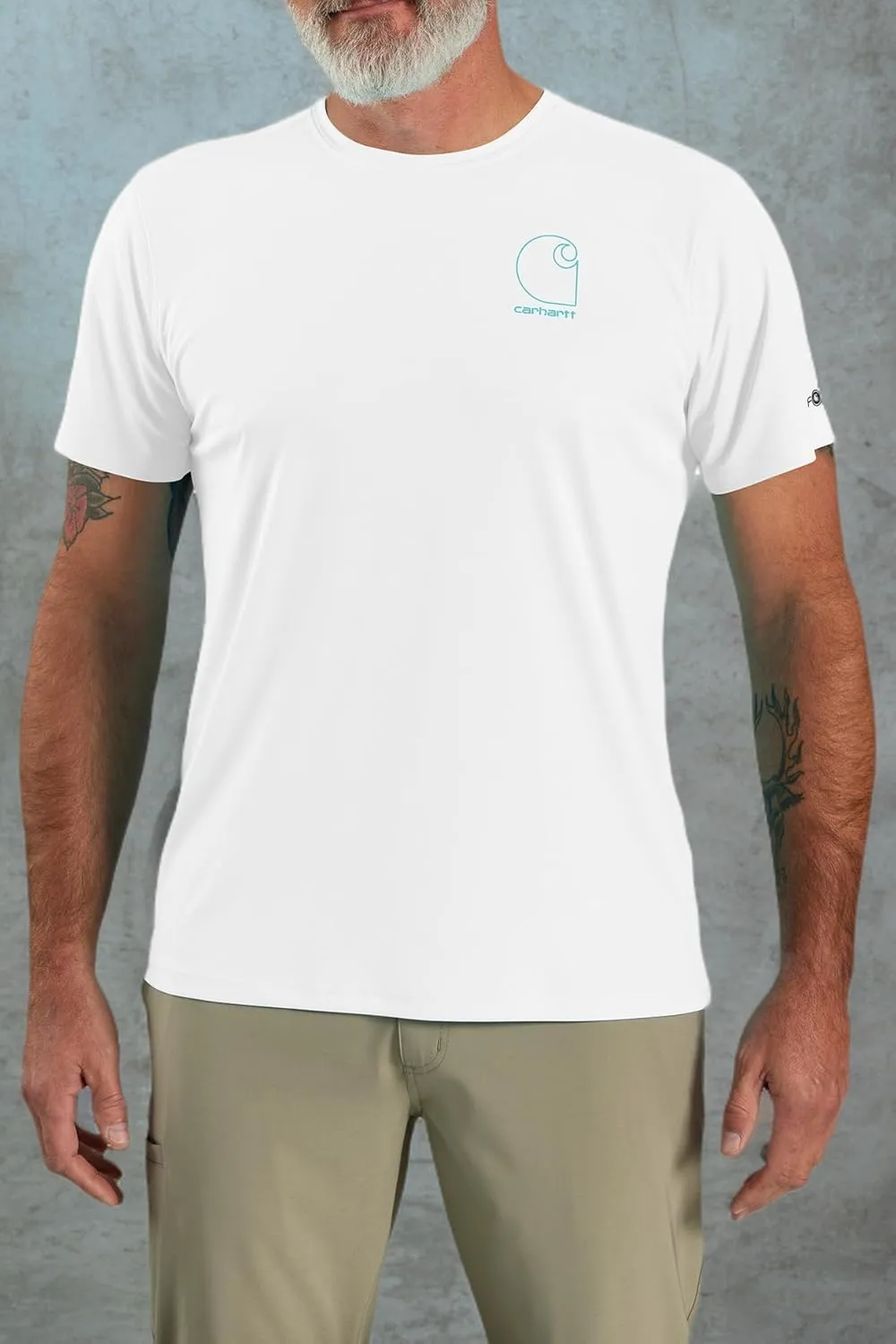 Carhartt Men's 106163 Force Sun Defender™ Lightweight Short-Sleeve Lo