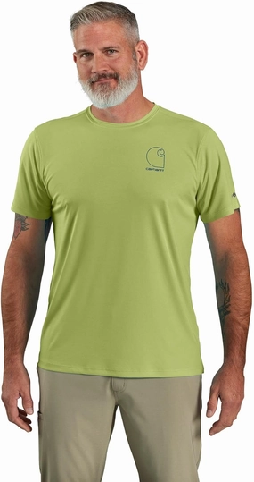 Carhartt Men's Force Sun Defender™ Lightweight Short-Sleeve Logo Graphic T-Shirt