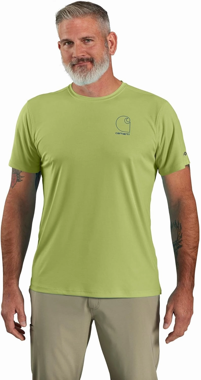 Carhartt Men's Force Sun Defender™ Lightweight Short-Sleeve Logo Graphic T-Shirt