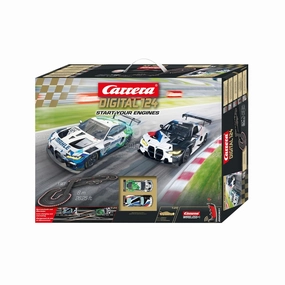Carrera Premium Digital 124 Slot Car Racing System BMW M4 GT3 Scale 1:24 Extra Wide 8m Track - Start Your Engines