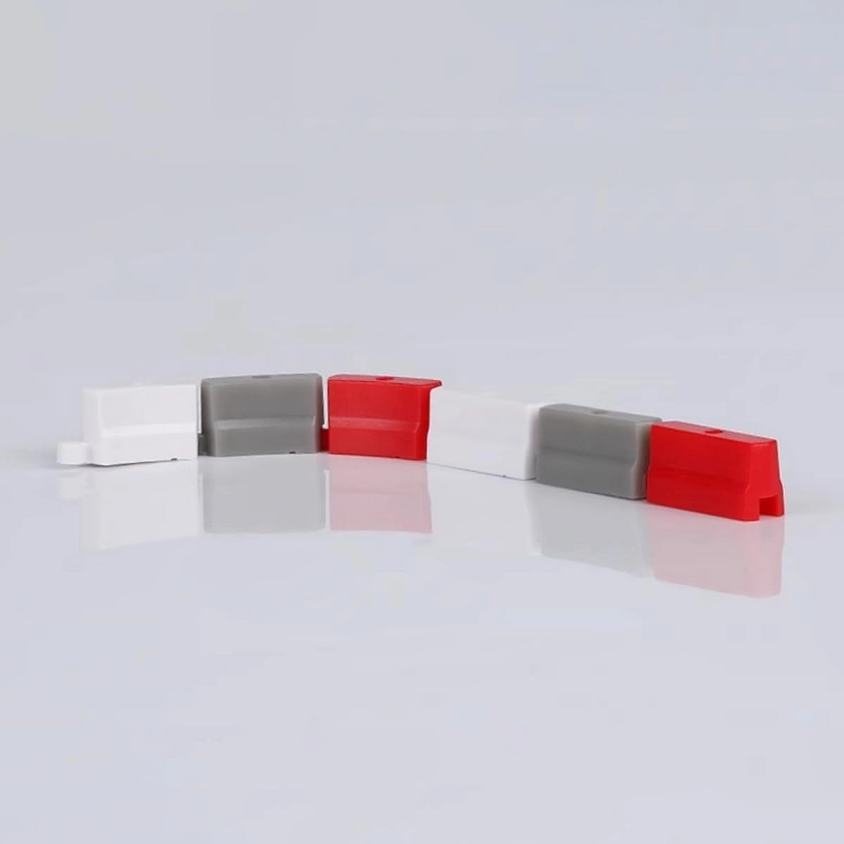 Cement Pier for 1/32 1/43 1/58 1/64 1/76 Scale Mini RC Car Drift Remote Control Car Model, Toy Birthday Gift Toy for Adults (Red, 50PCS)