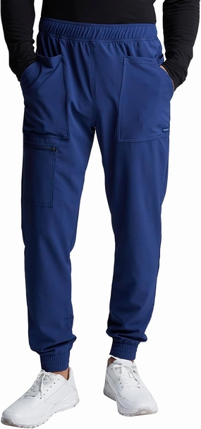 Cherokee Men's Mid Rise Pull-on Jogger Scrubs Pant