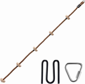 Climbing Rope Expansion for Monkey Line, Gorilla Line & Ninja Warrior Obstacle Courses, Durable and Easy-to-Install Outdoor Accessory, Secure Buckles and Carabiners, Versatile Training Tool