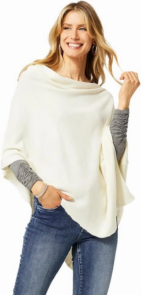Coco   Carmen Women’s Versatile Lightweight Poncho Shawl Wrap | Wear Multiple Ways | 15 Colors | Fashionable Clothing Accessory | OSFM
