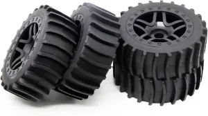 Compatible with 1/8 RC for Desert Tire Paddling Tire Beach Tire Sand Tire for Racing Tire 17MM Remote Control Car Accessories RC Car Tires RC Wheel Tires