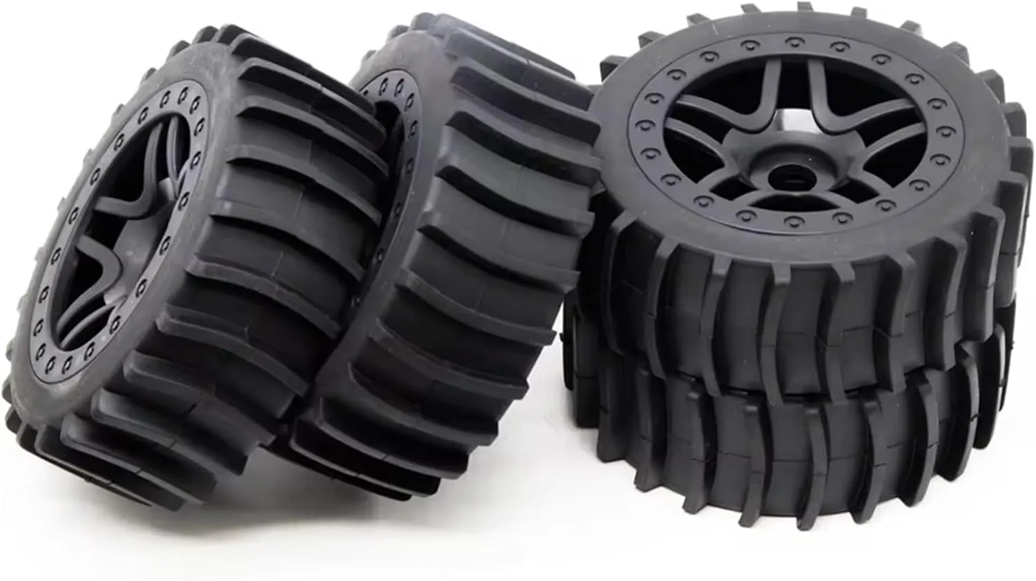 Compatible with 1/8 RC for Desert Tire Paddling Tire Beach Tire Sand Tire for Racing Tire 17MM Remote Control Car Accessories RC Car Tires RC Wheel Tires