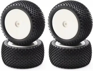 Compatible with Wltoys 144001 144010 124019 for HSP for HPI for Tamiya 4Pcs 90Mm 1/10 RC Off-Road for Buggy Car Rubber Tires Wheels Tyres RC Wheel Tires