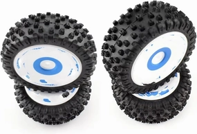 Compatible with Wltoys 124017 1/12 RC Car Upgrade Parts Replacement Spare Accessories 4Pcs Front and Rear Tires Wheel Tyre RC Wheel Tires