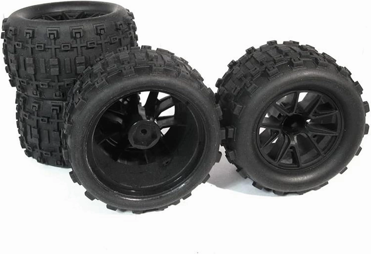 Compatible with Wltoys 144001 124019 RC Car Upgrade Parts Rubber Wheel Tyre Wear-Resistant Off-Road Vehicle Tire RC Car Tires RC Wheel Tires