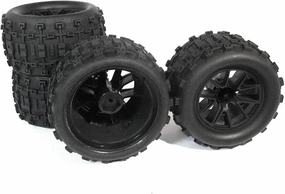 Compatible with Wltoys 144001 124019 RC Car Upgrade Parts Rubber Wheel Tyre Wear-Resistant Off-Road Vehicle Tire RC Car Tires RC Wheel Tires