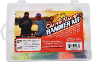 CRAPPIE MAGNET Hammer Kit - 52 Piece Crappie Fishing Kit - Made in The USA