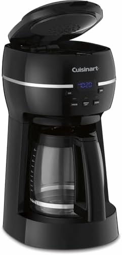 Cuisinart 12-Cup Programmable Coffeemaker, DCC-1500TG, Black (Renewed)