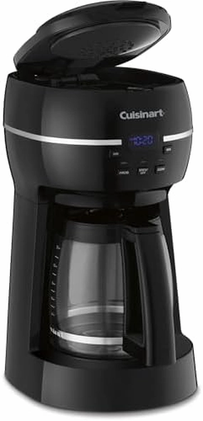 Cuisinart 12-Cup Programmable Coffeemaker, DCC-1500TG, Black (Renewed)