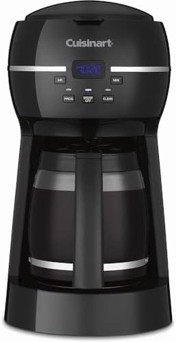 Cuisinart DCC-1500FR 12-Cup Programmable Coffeemaker Black (Renewed) Bundle with 2 YR CPS Enhanced Protection Pack