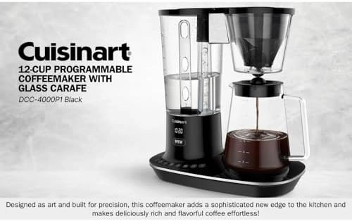 Cuisinart DCC-4000P1 12-Cup Programmable Coffee Center Coffeemaker - (Renewed)