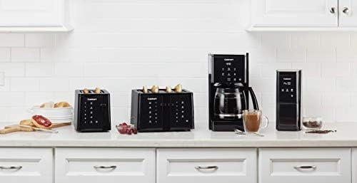 Cuisinart DCC-T20 14-Cup Programmable Coffeemaker Touchscreen, Black
